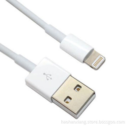 Round Colorful USB Cable for iPhone 5/5S/5C, Made in China